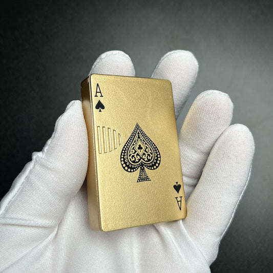 The Playing Cards Lighter (Gold)